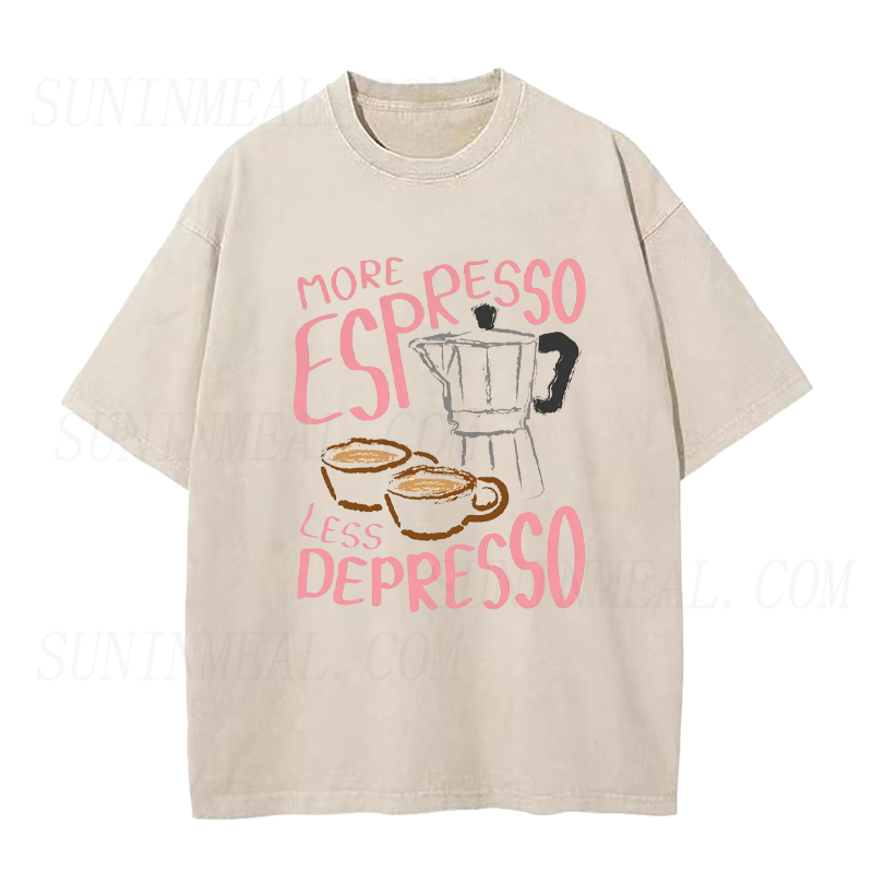 More Espresso Less Depresso Unisex Tee