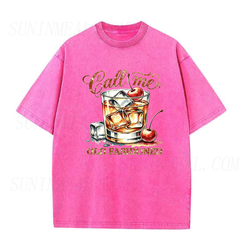 Call Me Old Fashioned Cocktail Unisex Tee