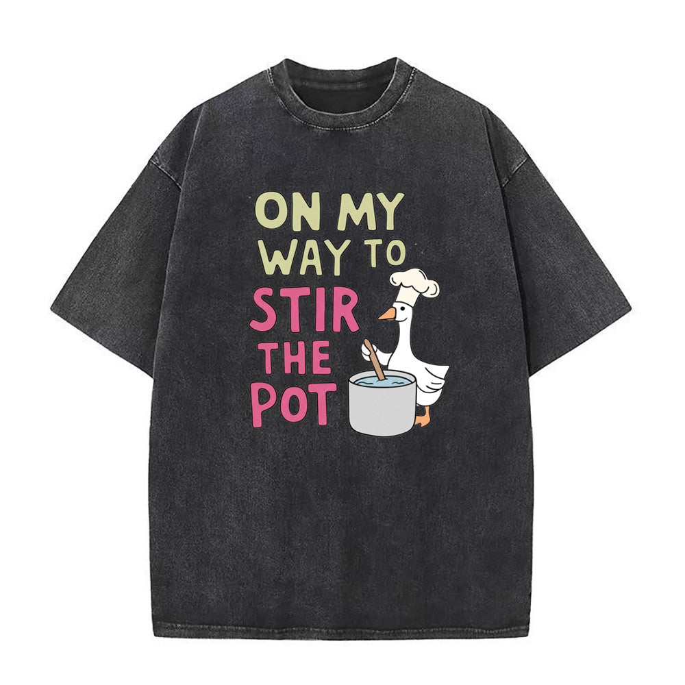 オン・マイ・ウェイ・トゥ・スター・ザ・ポット ユニセックスTシャツ