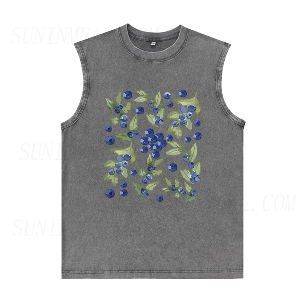 Blueberry Summer Fruits Unisex Tank Top