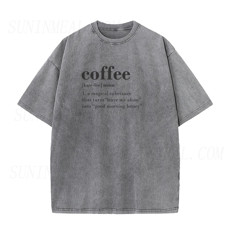 コーヒー定義ユニセックスTシャツ
