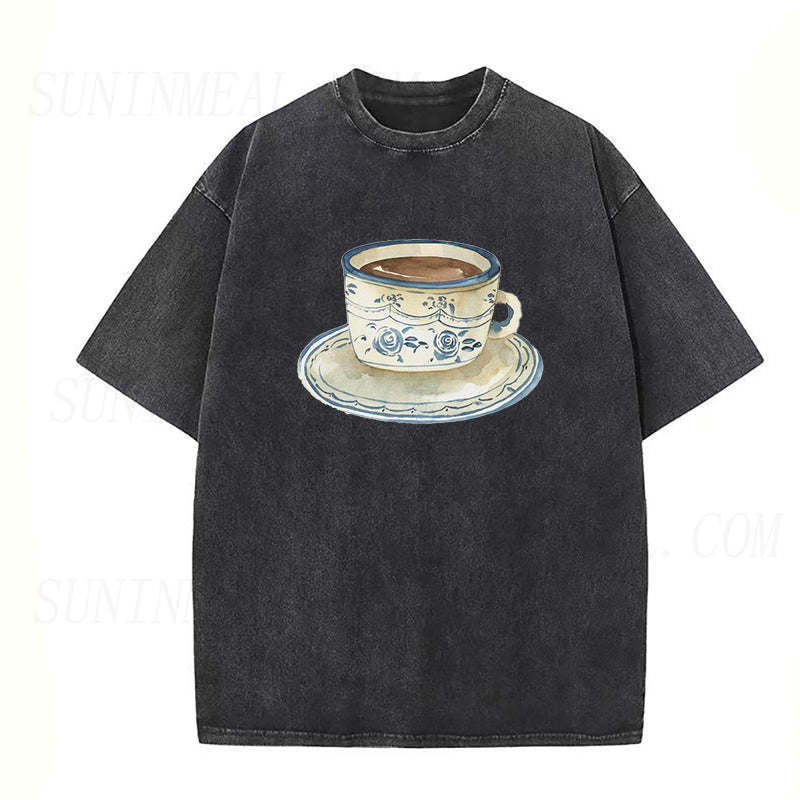 Vintage Coffee Cup Unisex Tee