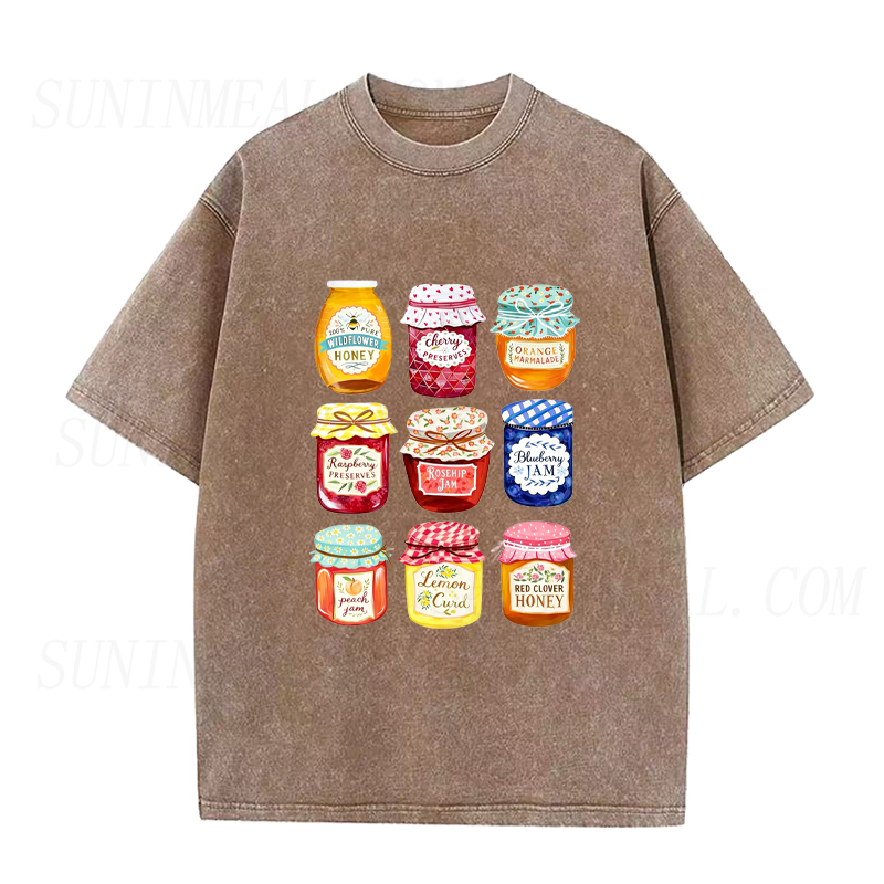 Vintage Preserves & Honey Jars Unisex Tee