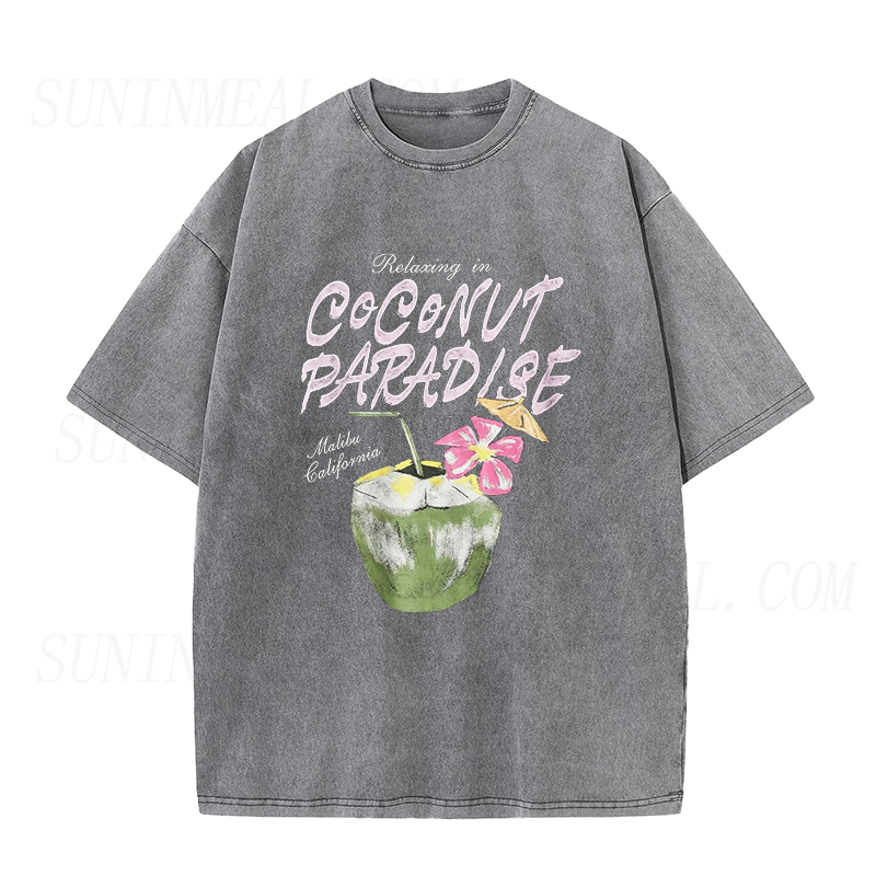 Coconut Paradise Malibu California Unisex Tee