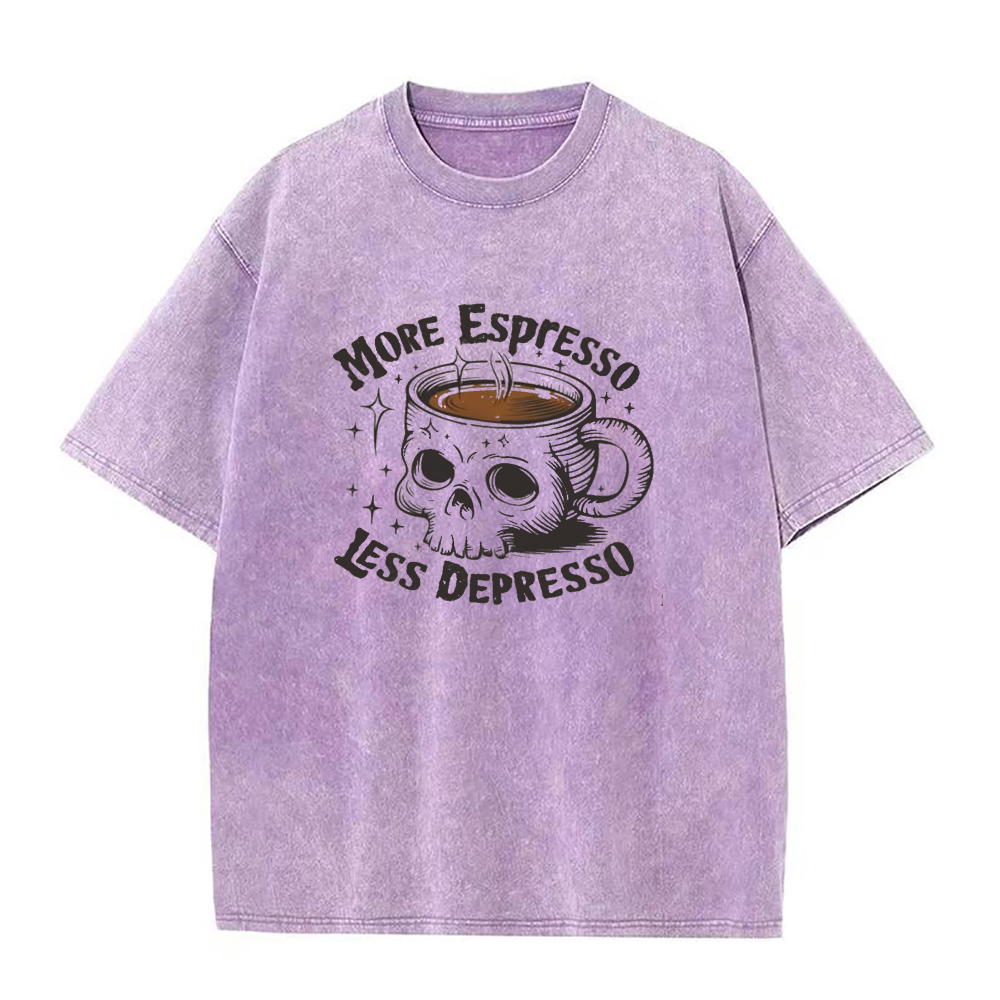 モア・エスプレッソ・レス・デプレッソ ユニセックスTシャツ