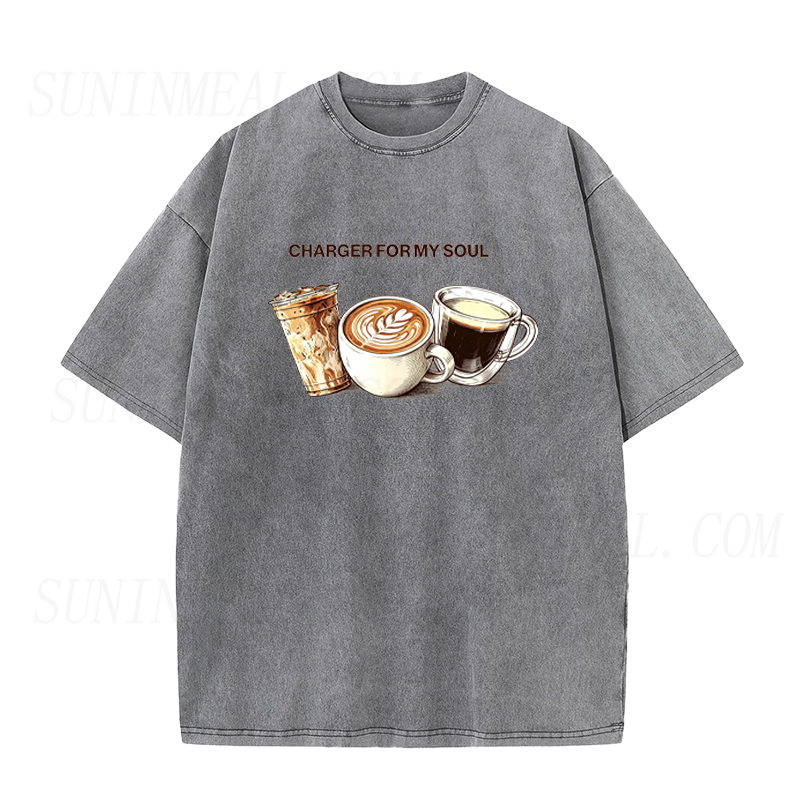 Coffee Is The Charger for My Soul Unisex Tee