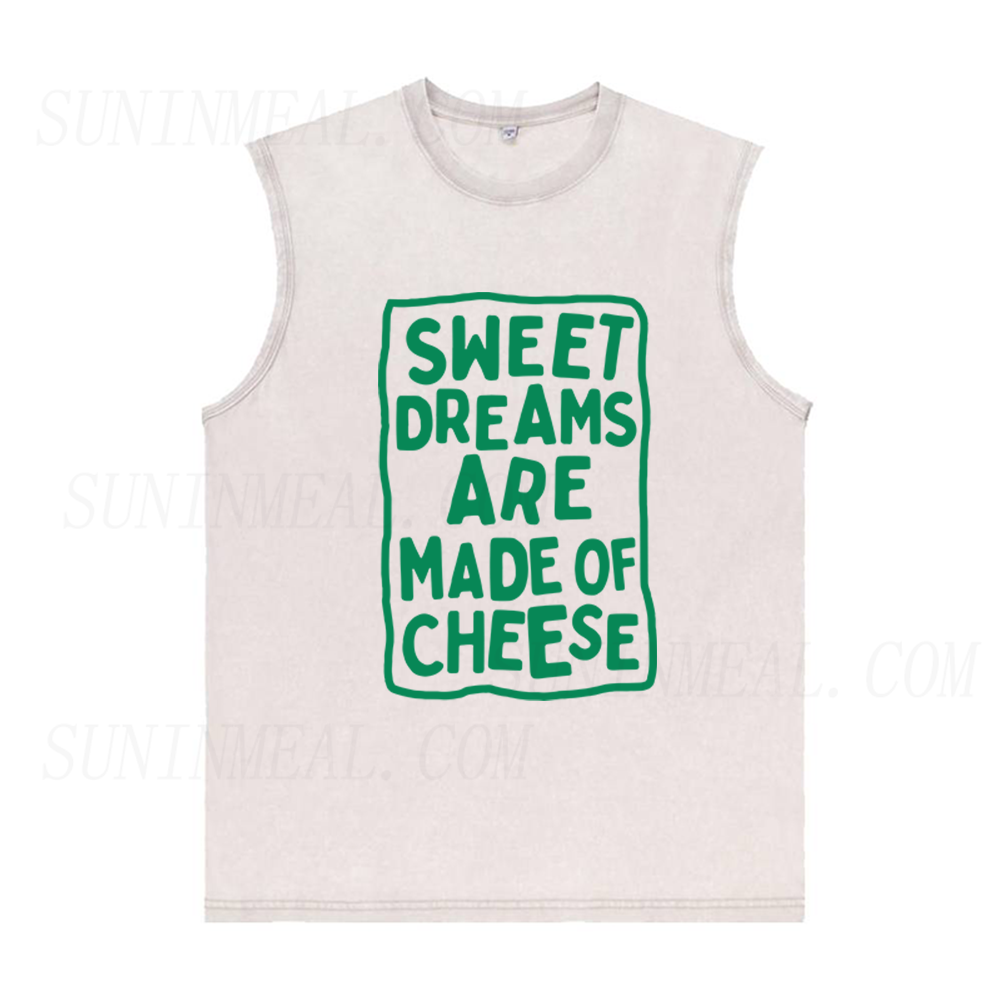 Sweet Dreams Are Made of Cheese Unisex Tank Top