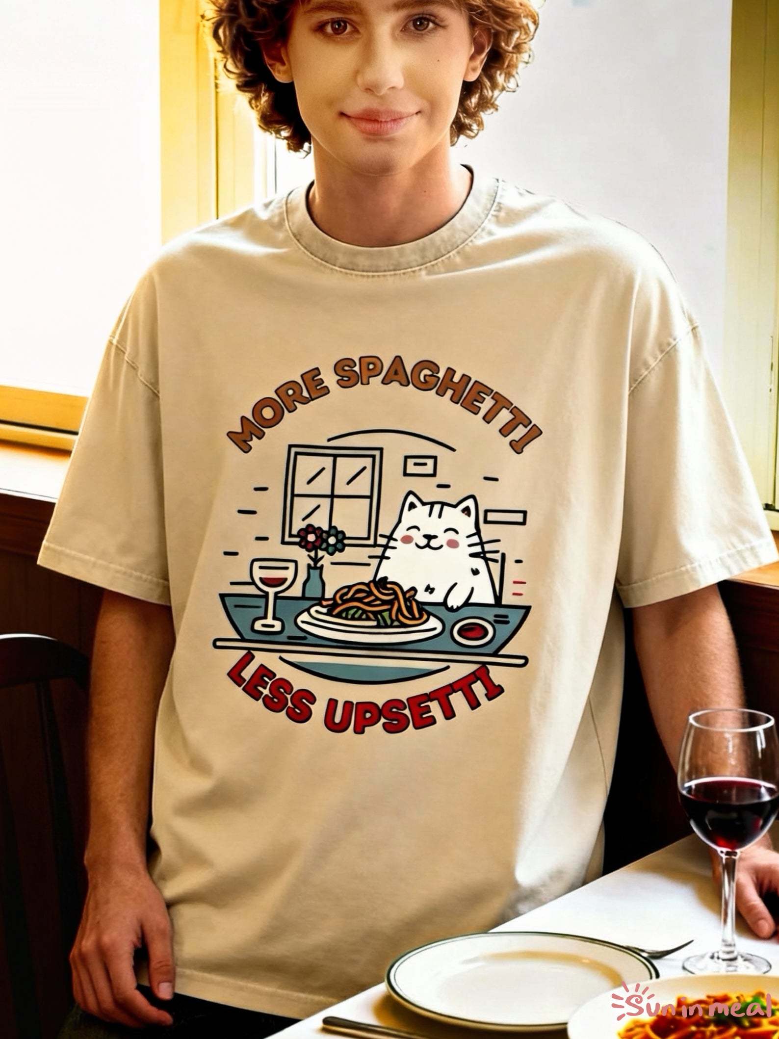 More Spaghetti Less Upsetti Unisex Tee