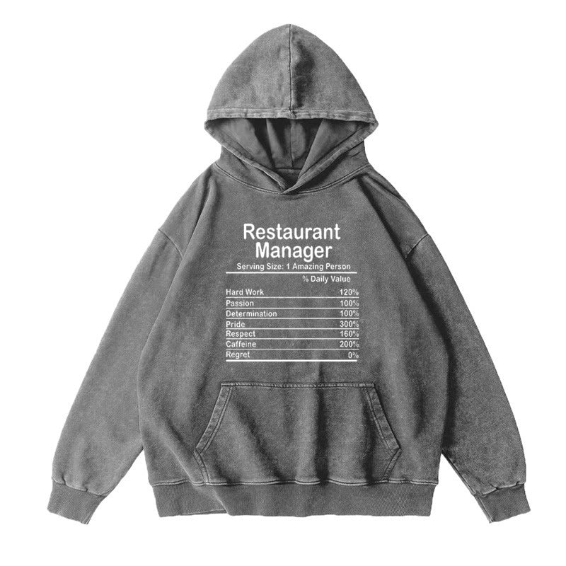Restaurant Manager Unisex Hoodie