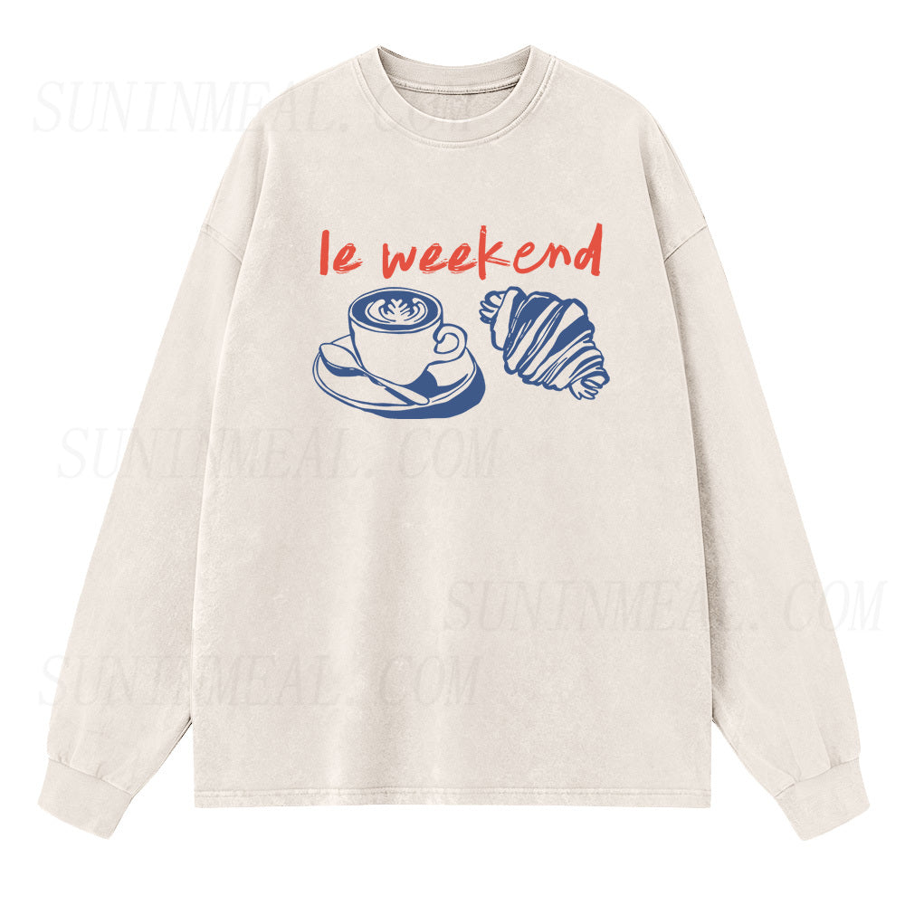 Le Weekend Coffee Sleeve Unisex Tee