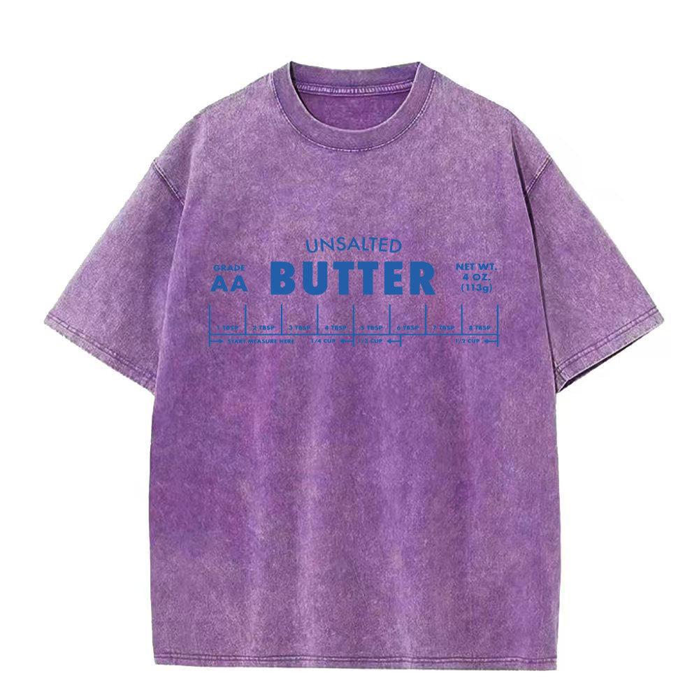 無塩バター ユニセックスTシャツ