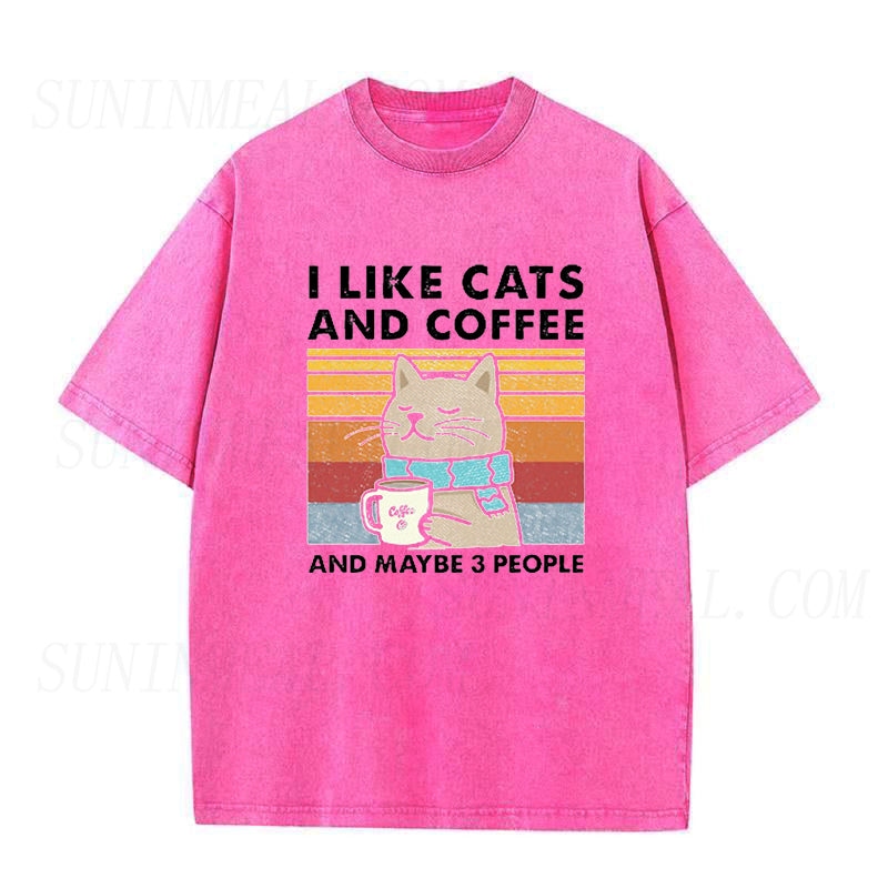 I Like Cats And Coffee Unisex Tee