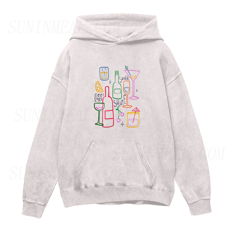 Cheers Salute Santé Unisex Hoodie