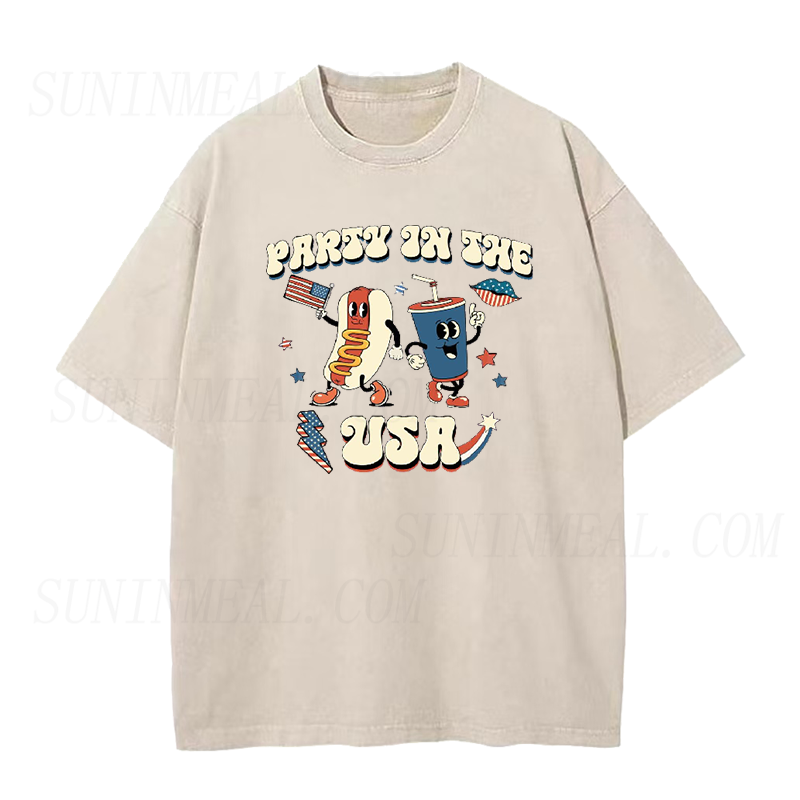 4th Of July party time Unisex Tee