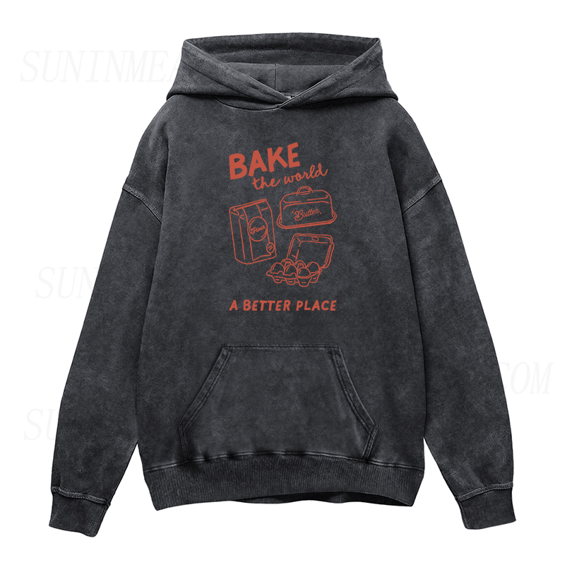 Bake the world a better place Unisex Hoodie