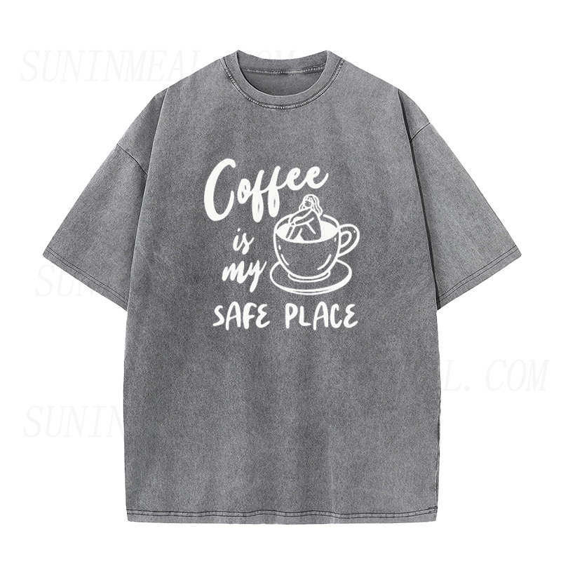 Coffee Is My Safe Place Unisex Tee