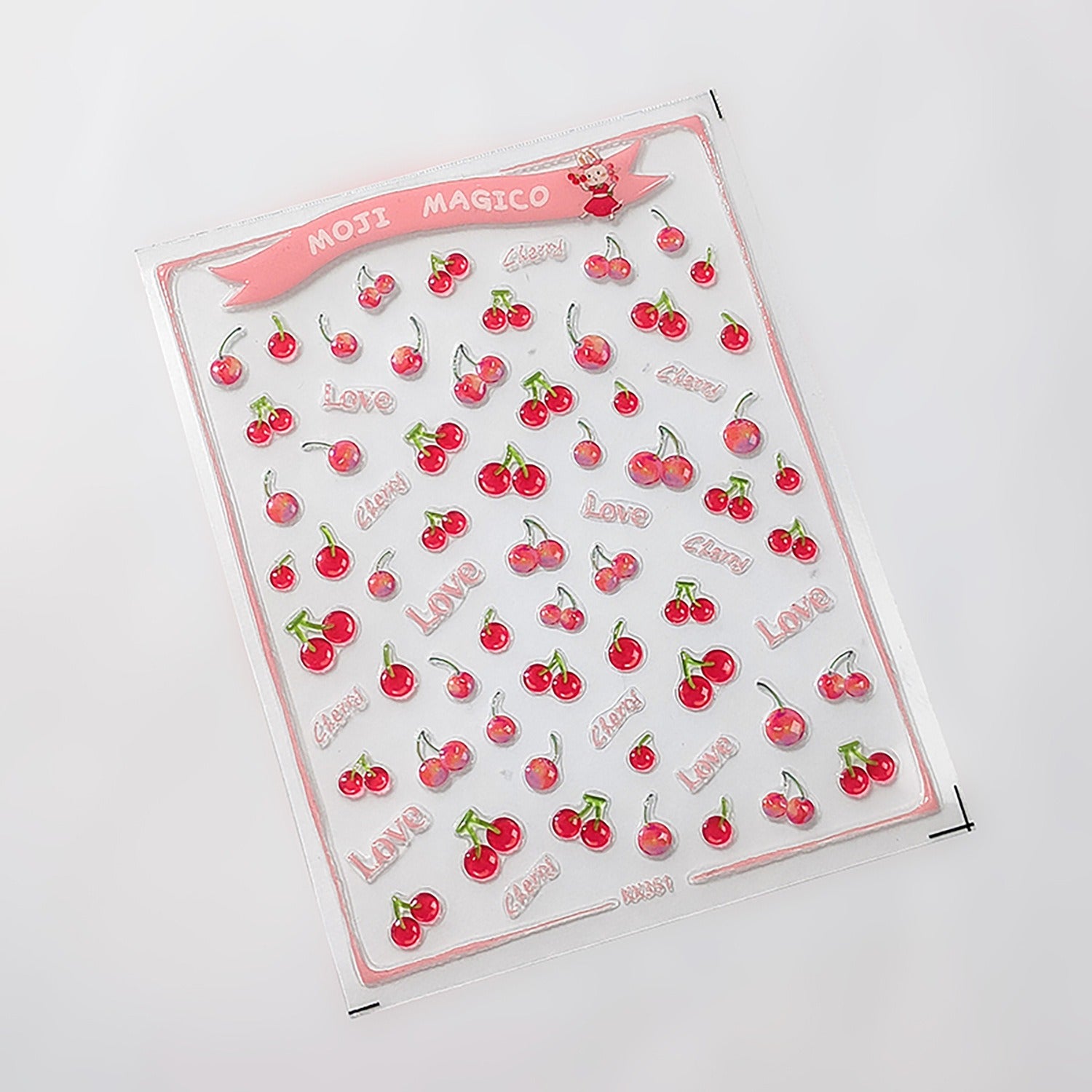 Cherry 5D Nail Sticker
