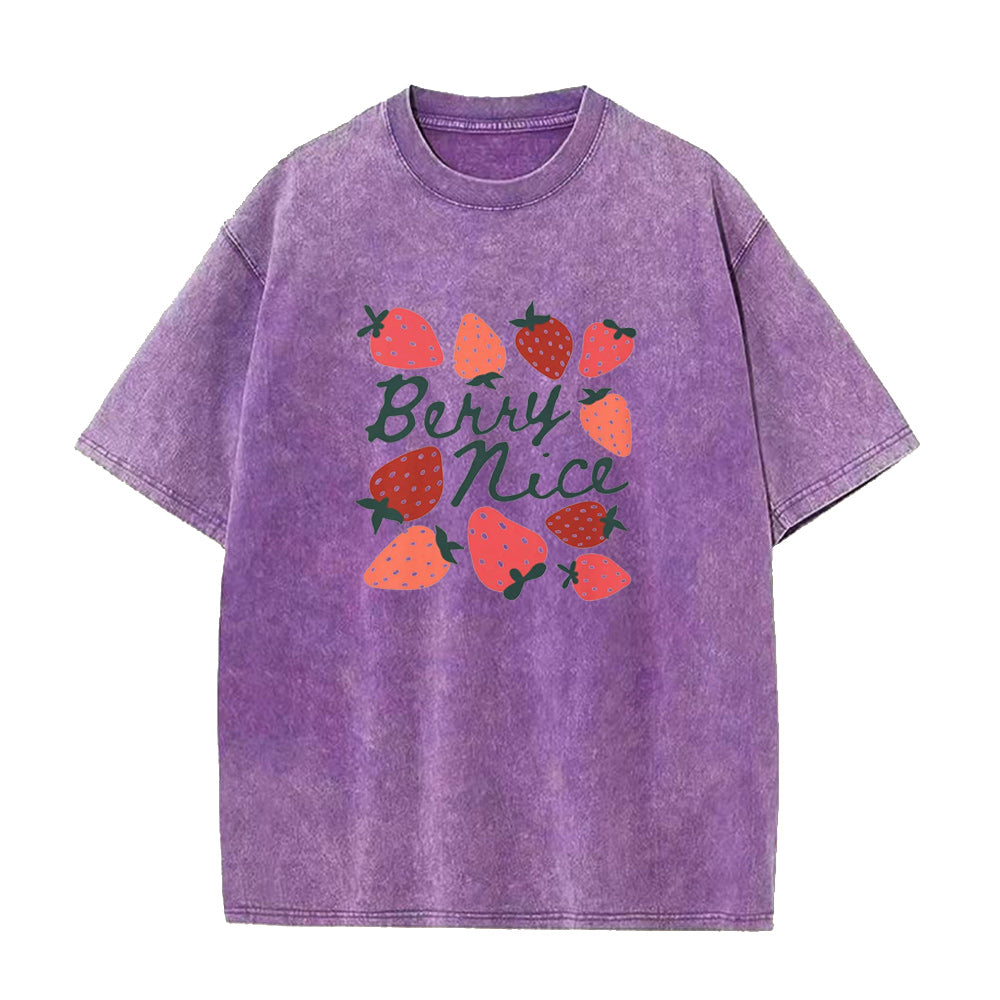 Berry Nice Strawberry Unisex Tee