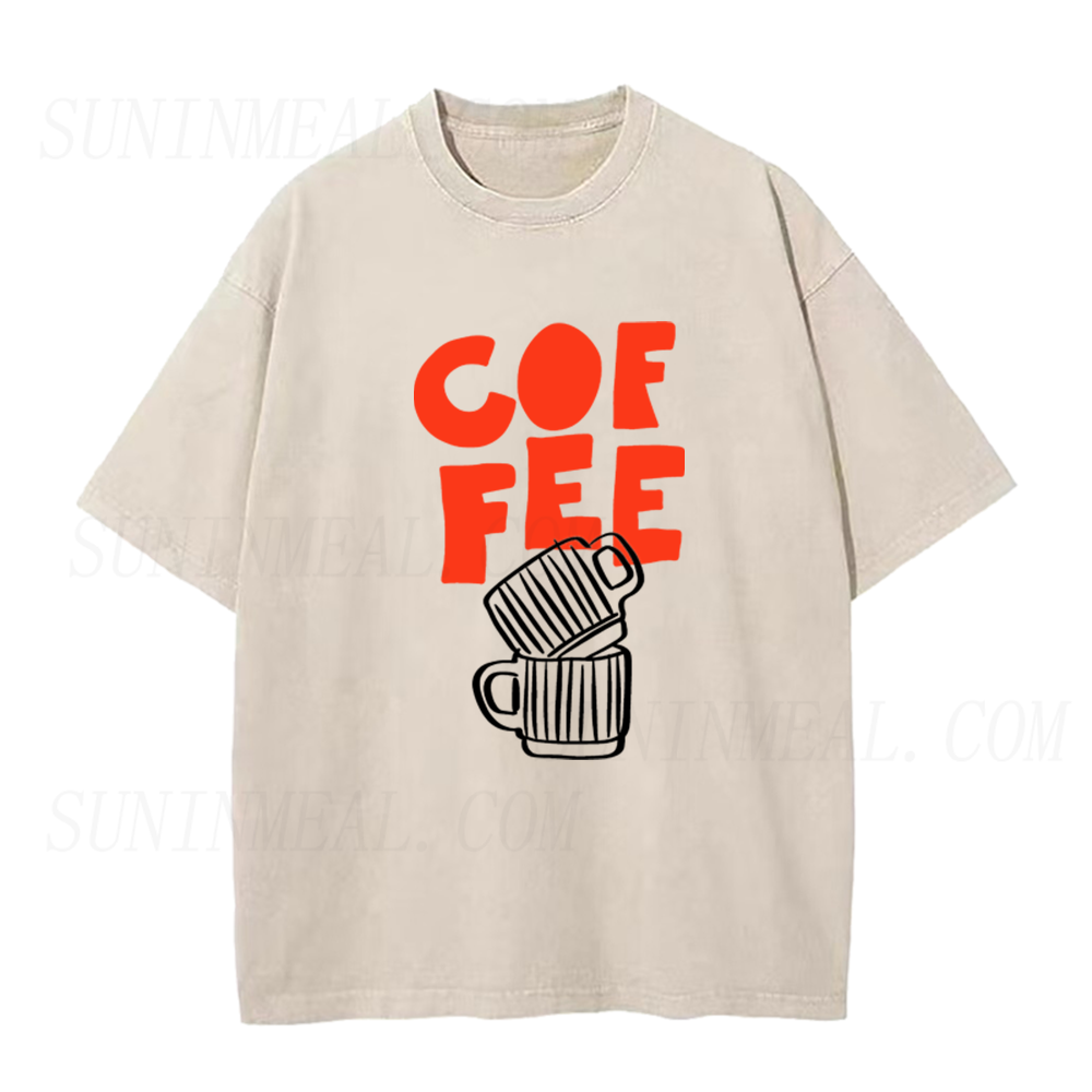 Retro Minimalist Coffee Unisex Tee
