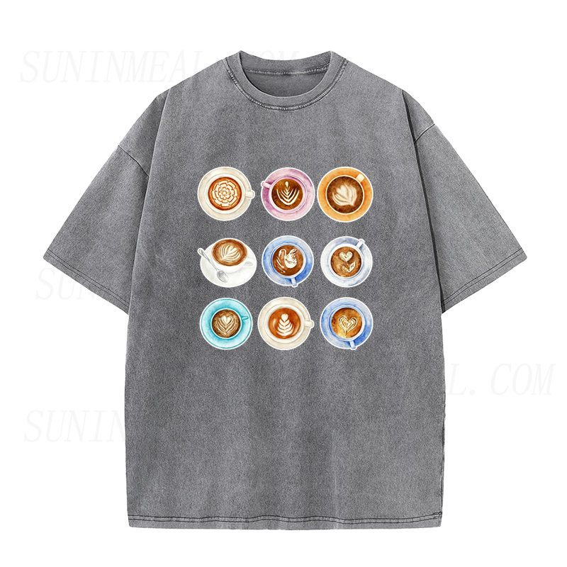 Coffee Latte Art Collection Unisex Tee