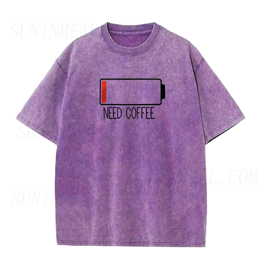 Need Coffee Battery Unisex Tee
