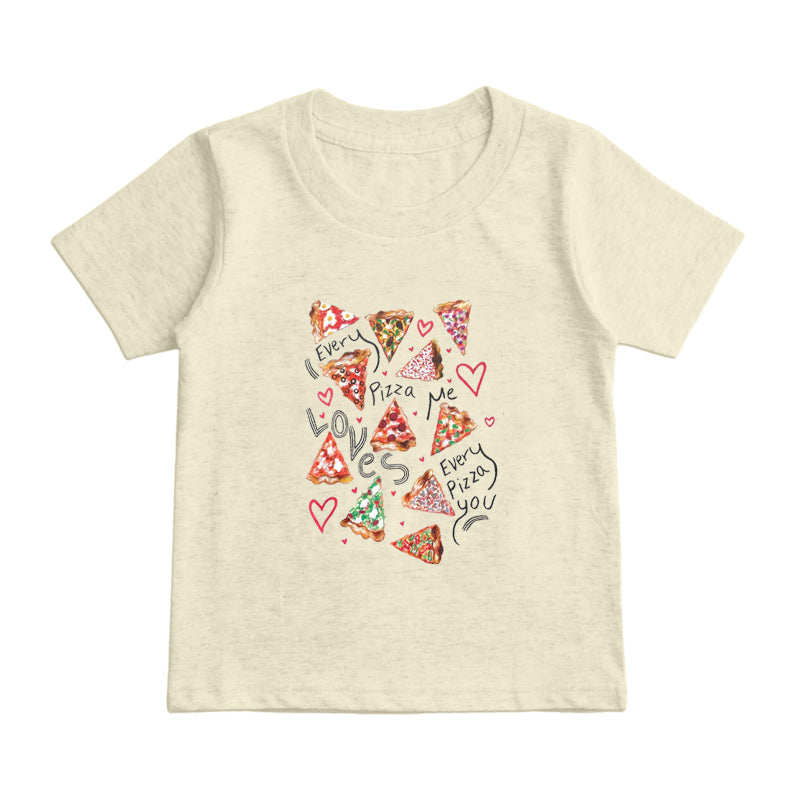 love every pizza Kids T-Shirt
