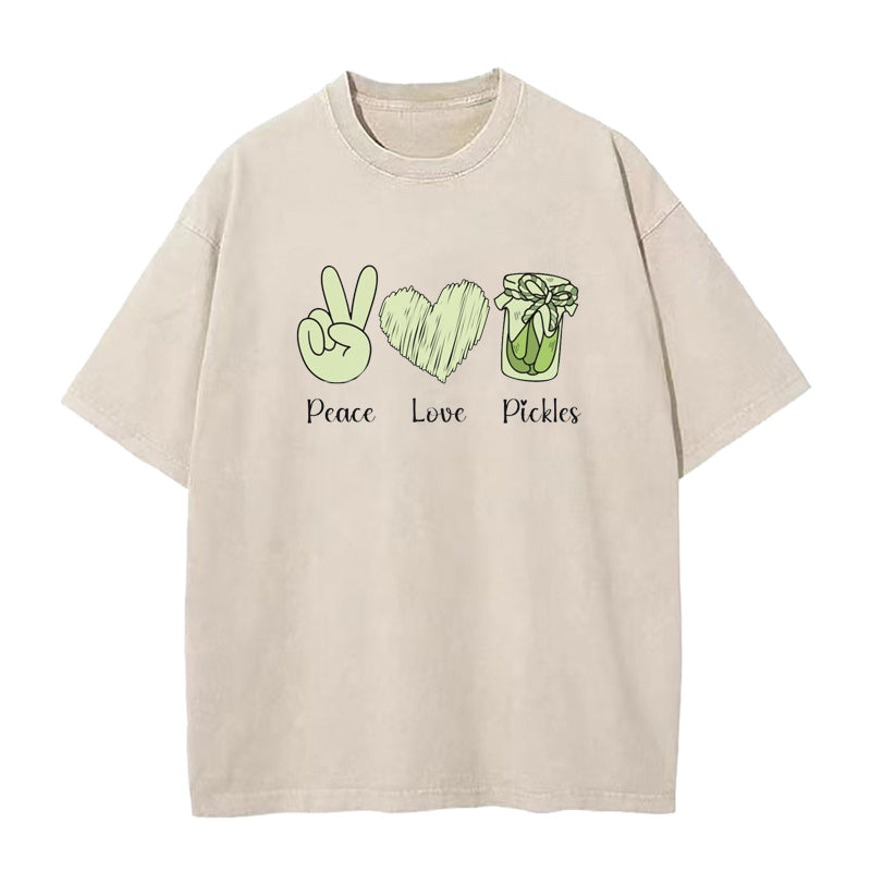 peace love pickles Unisex Tee