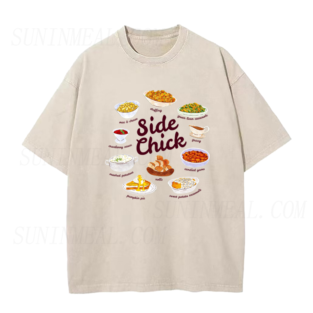 Funny Thanksgiving Side Chick Unisex Tee