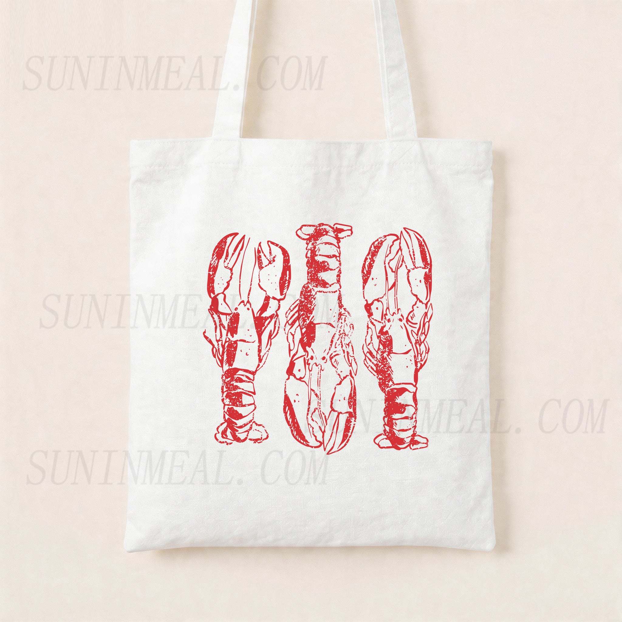Lobster Canvas Tote Bag