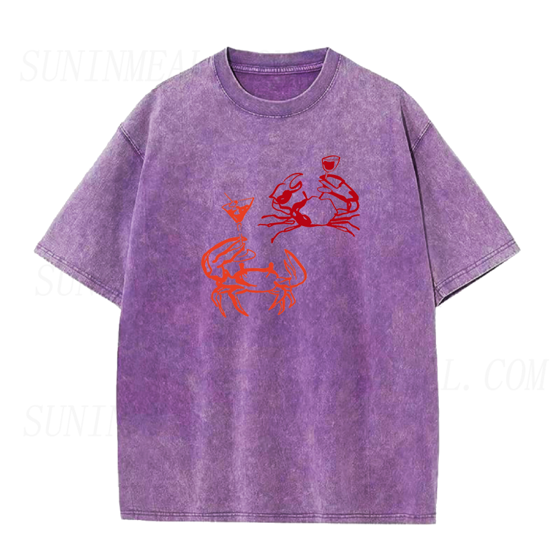Retro Crab Cocktail Unisex Tee
