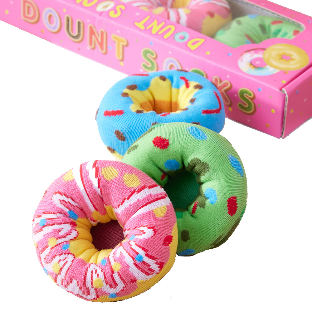 Donut Unisex Socks Gift Pack of 3