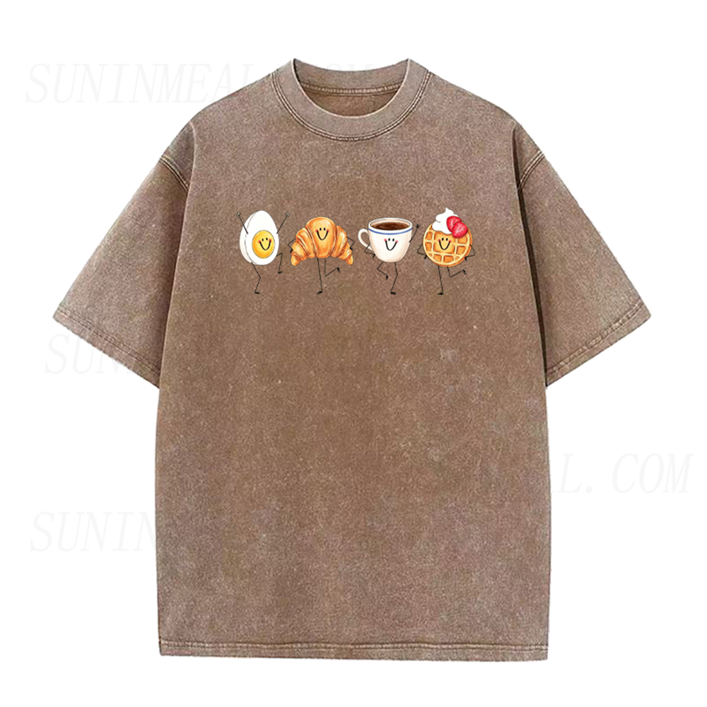 Happy Breakfast Friends Unisex Tee