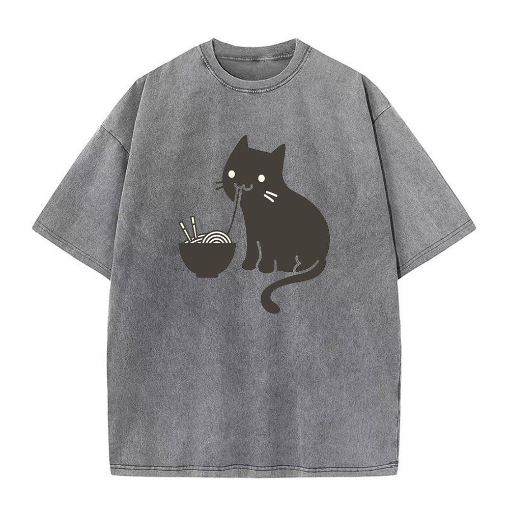 Ramen &Cat Unisex Tee