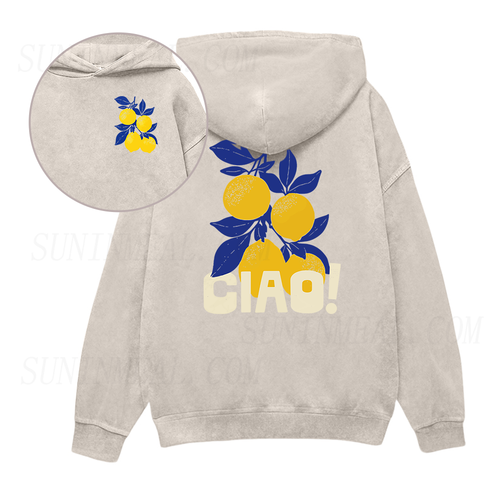Ciao Italian Lemons Unisex Hoodie