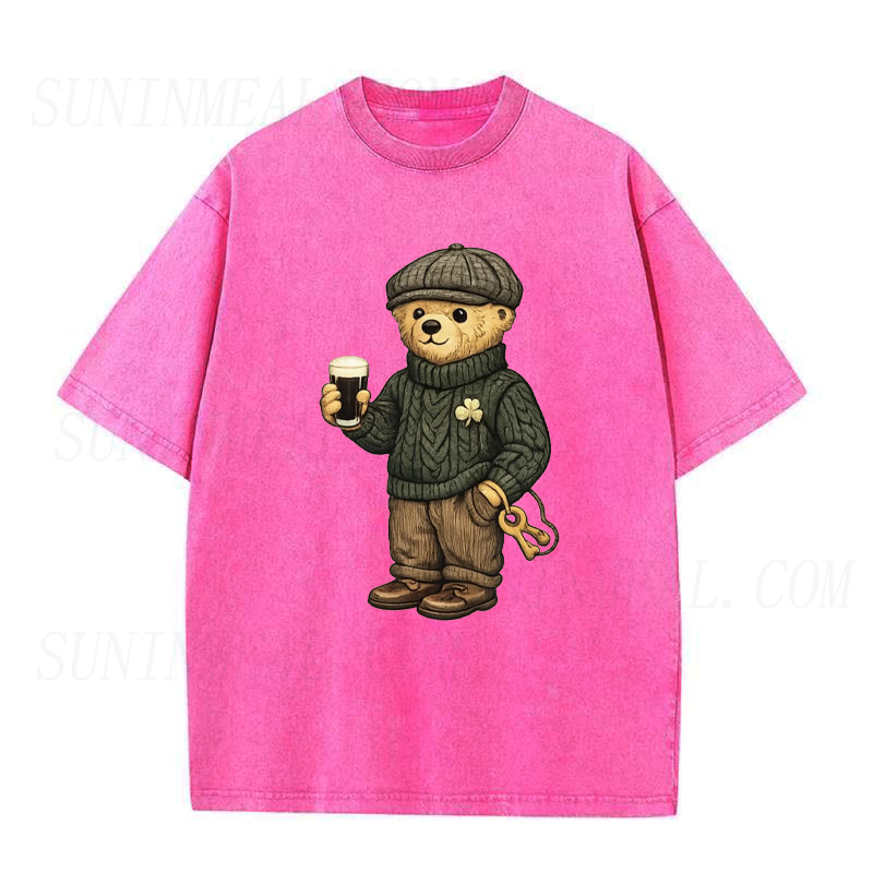Lucky Bear St Patricks Day Unisex Tee