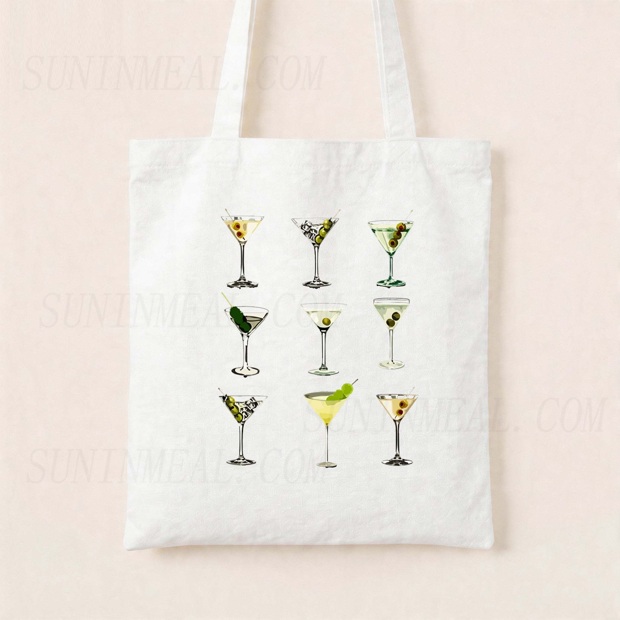 Dirty Martini Canvas Tote Bag