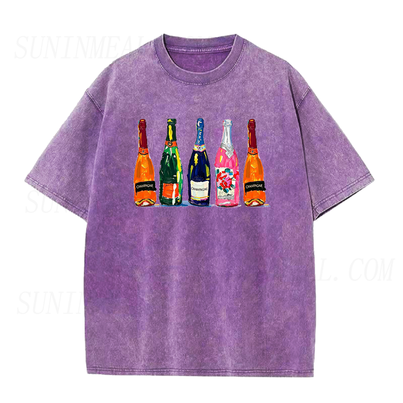 Champagne Bottles Unisex Tee
