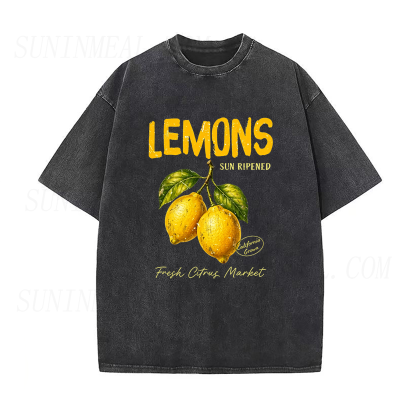Sun Ripened Lemons Citrus Market Unisex Tee