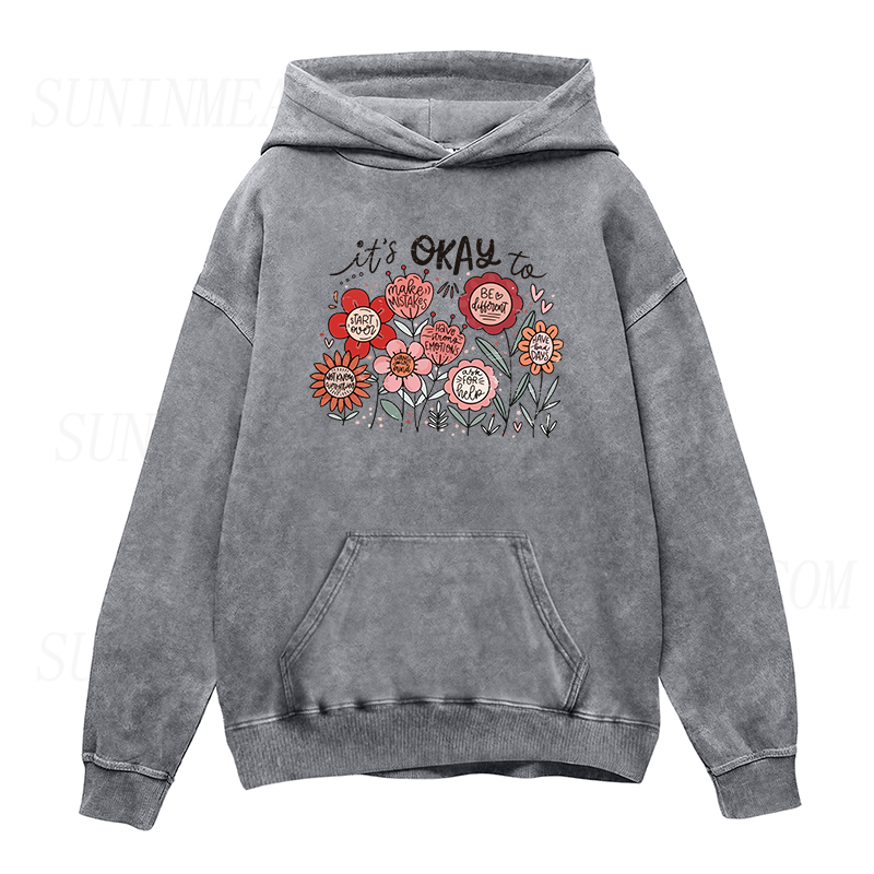Special Education Floral Unisex Hoodie