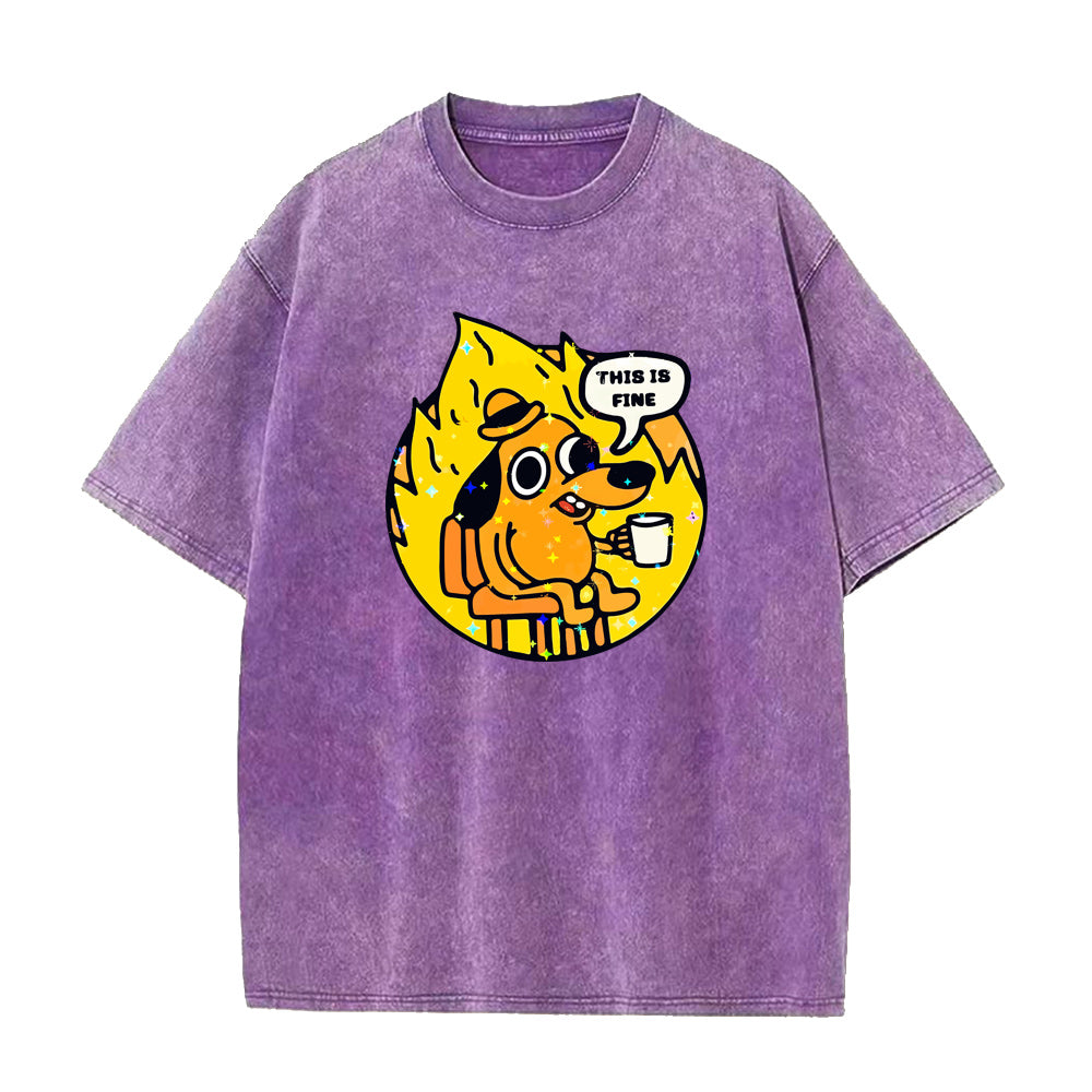 this is fine Unisex Tee