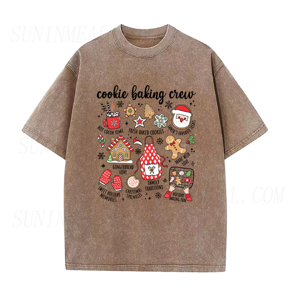 Cookie Baking Crew Christmas Unisex Tee
