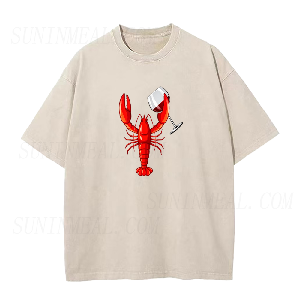 Lobster and Wine Unisex Tee