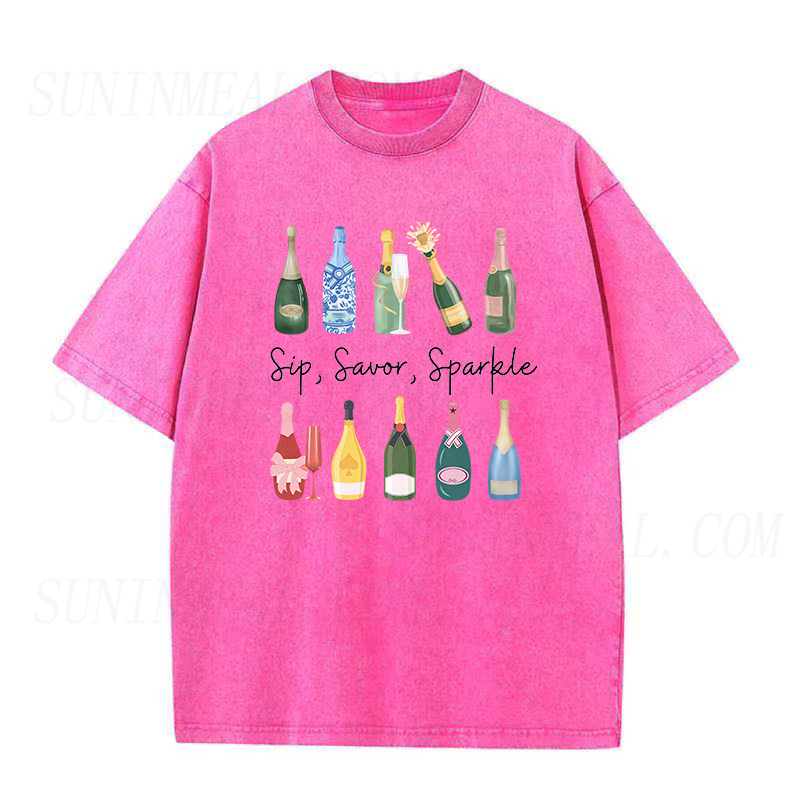 Champagne Bottles Unisex Tee