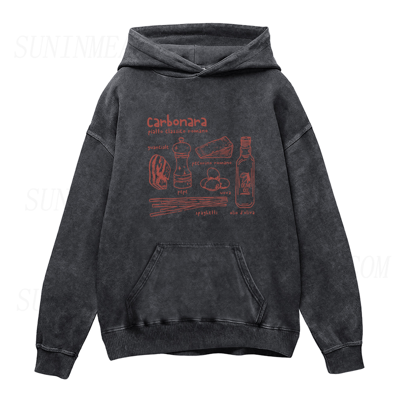 Carbonara Roma Pasta Unisex Hoodie