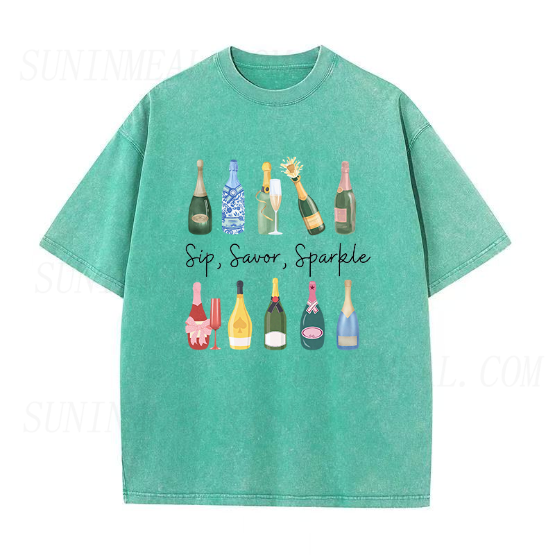 Champagne Bottles Unisex Tee