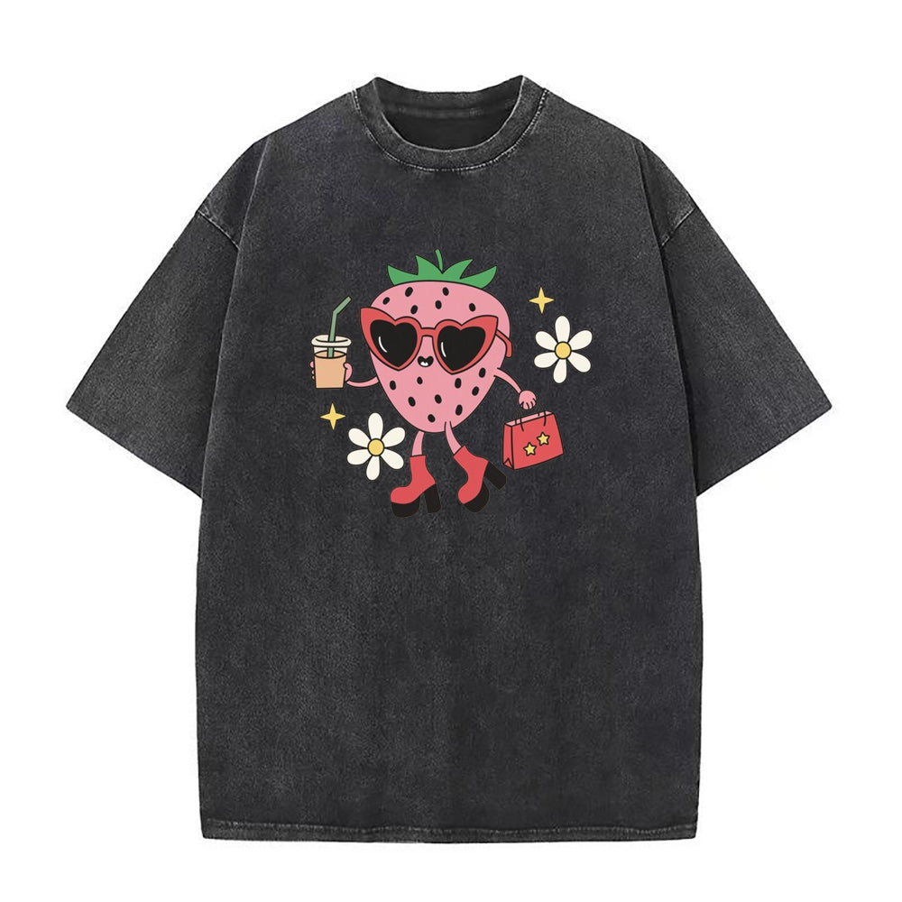 shopping Strawberry Unisex Tee