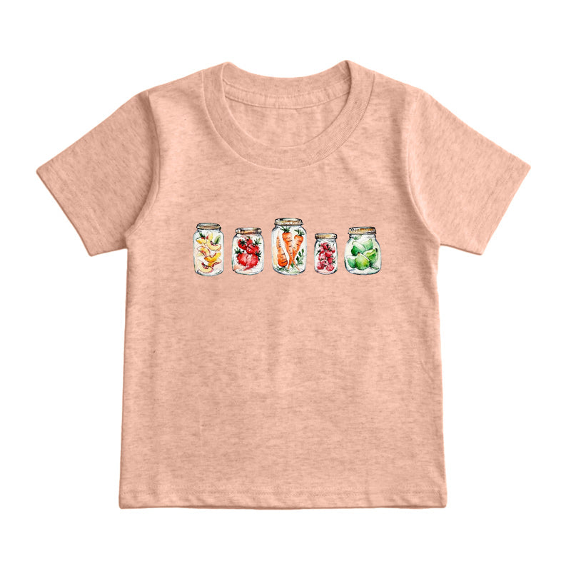 Jarred Fruits & Veggies Kid's T-Shirt