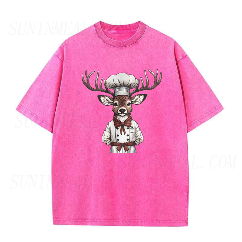 Whimsical Chef Deer Unisex Tee