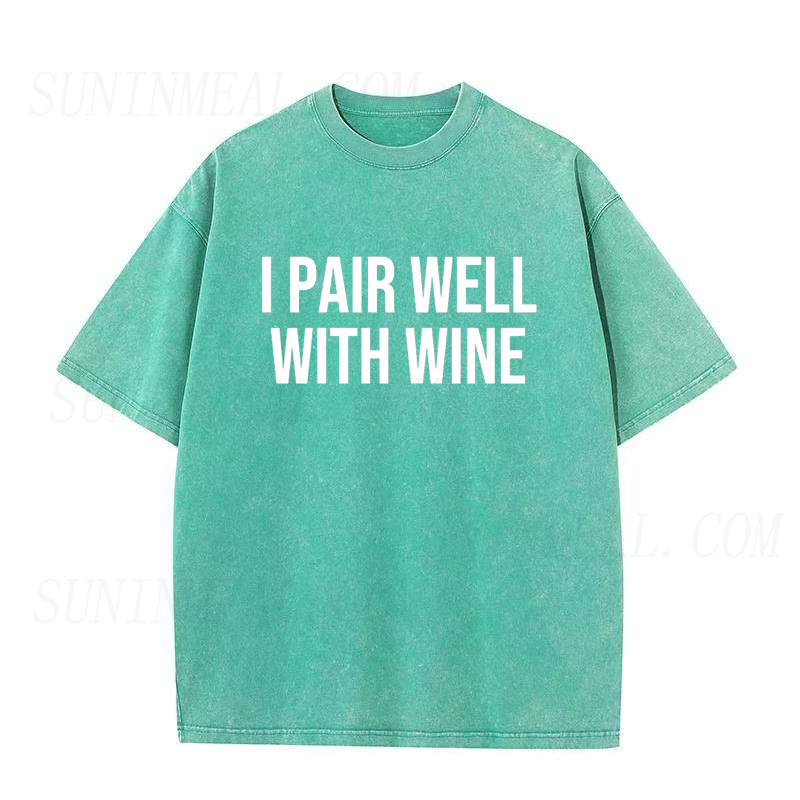 I Pair Well with Wine Unisex Tee