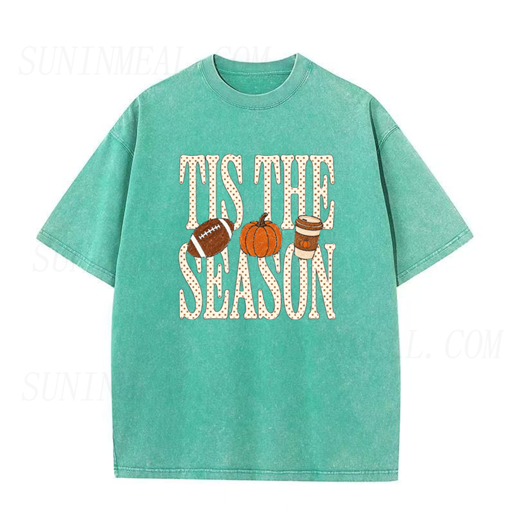 Fall Coffee Pumpkin Football Unisex Tee